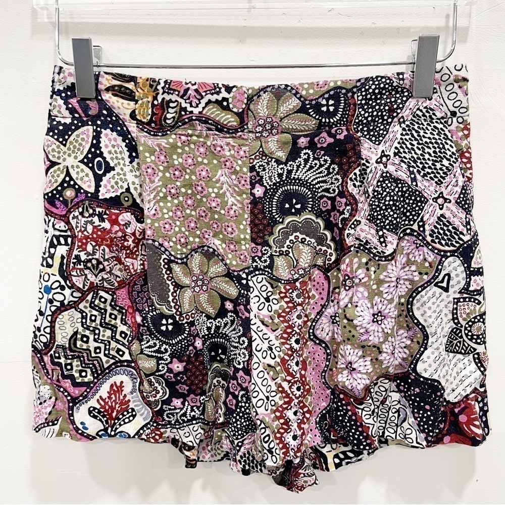 Loft Mosaic Print Shorts Size XS
